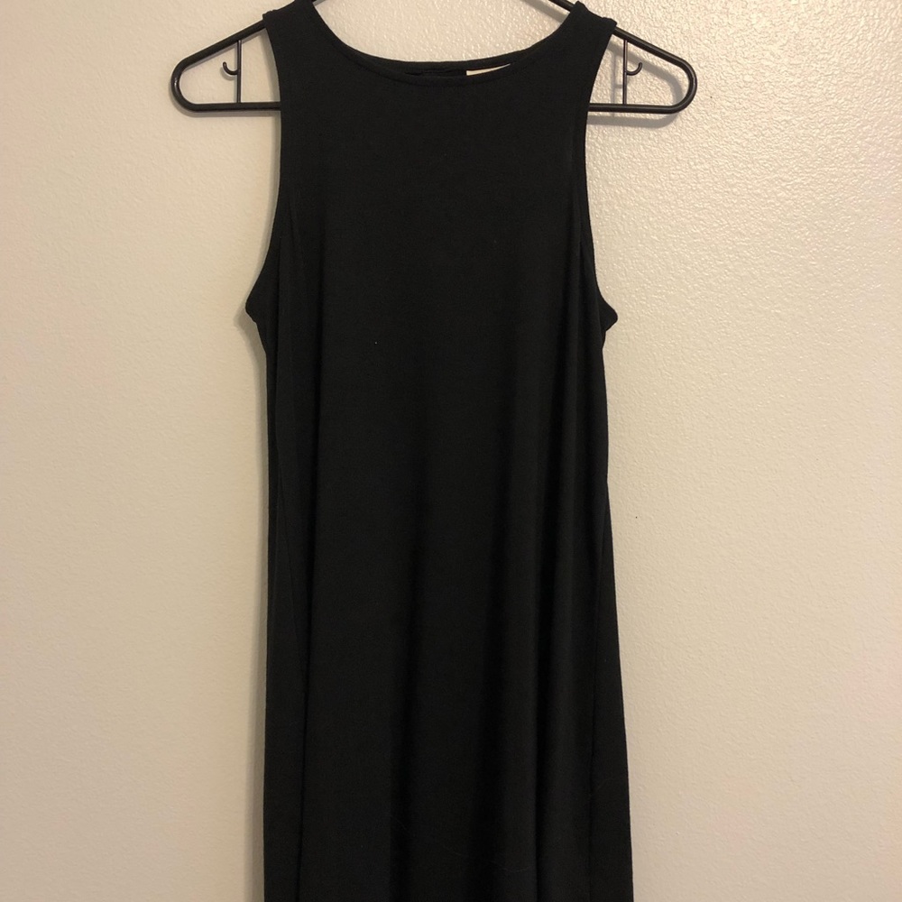 Long Black Tank Top Dress